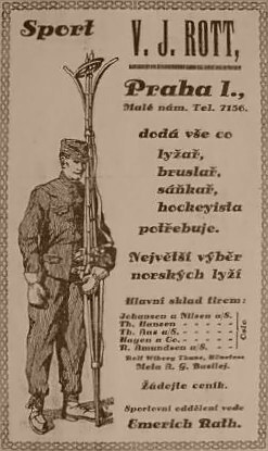reklamní plakát železářství u Rotta